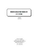 業務用化粧品市場の戦略分析 2016年版