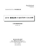2018 製薬企業41社のプロモーション分析