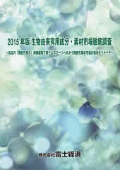2015年版 生物由来有用成分・素材市場徹底調査